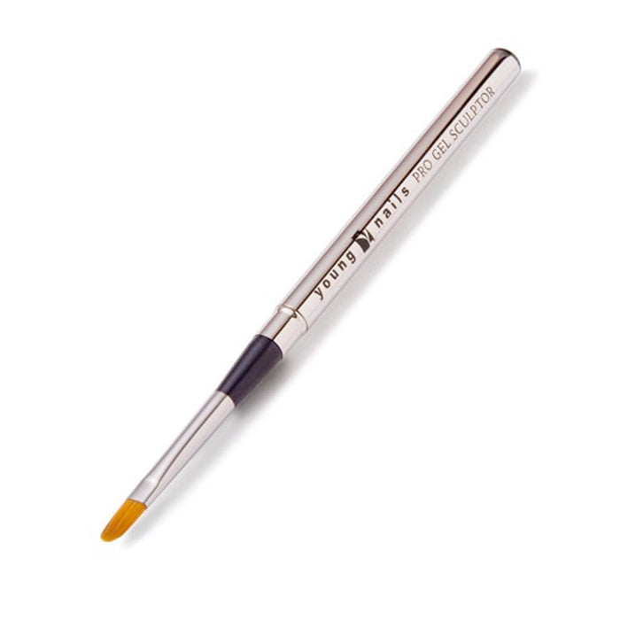 Young Nails Brush | Finesse Pro Gel Sculptor Metal Kolinsky