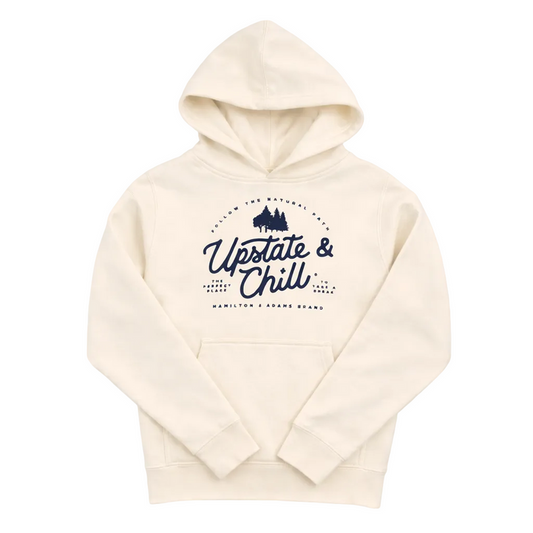 Youth Perfect Place Hoodie - Bone / Van Duesen Blue