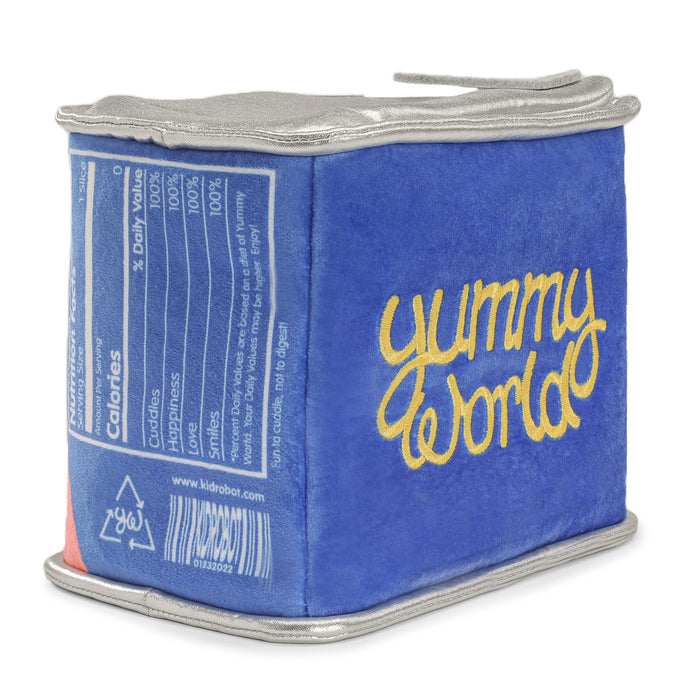 Yummy World Canned Ham 10-inch plush toy featuring a soft, realistic ham design with detailed stitching and vibrant colors.